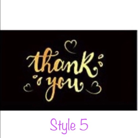 NEW Poshmark Packages "Thank you!" Gift Wrapping Shipping Supplies Set ~ 130Pcs - Picture 12 of 16